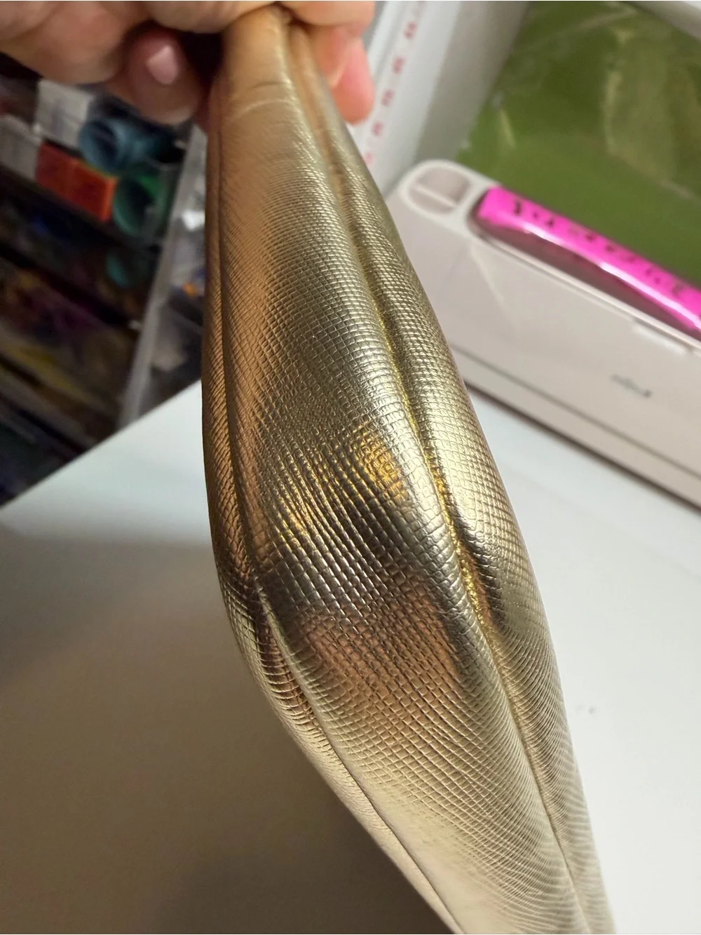 kate spade Metallic Gold Laptop Sleeve